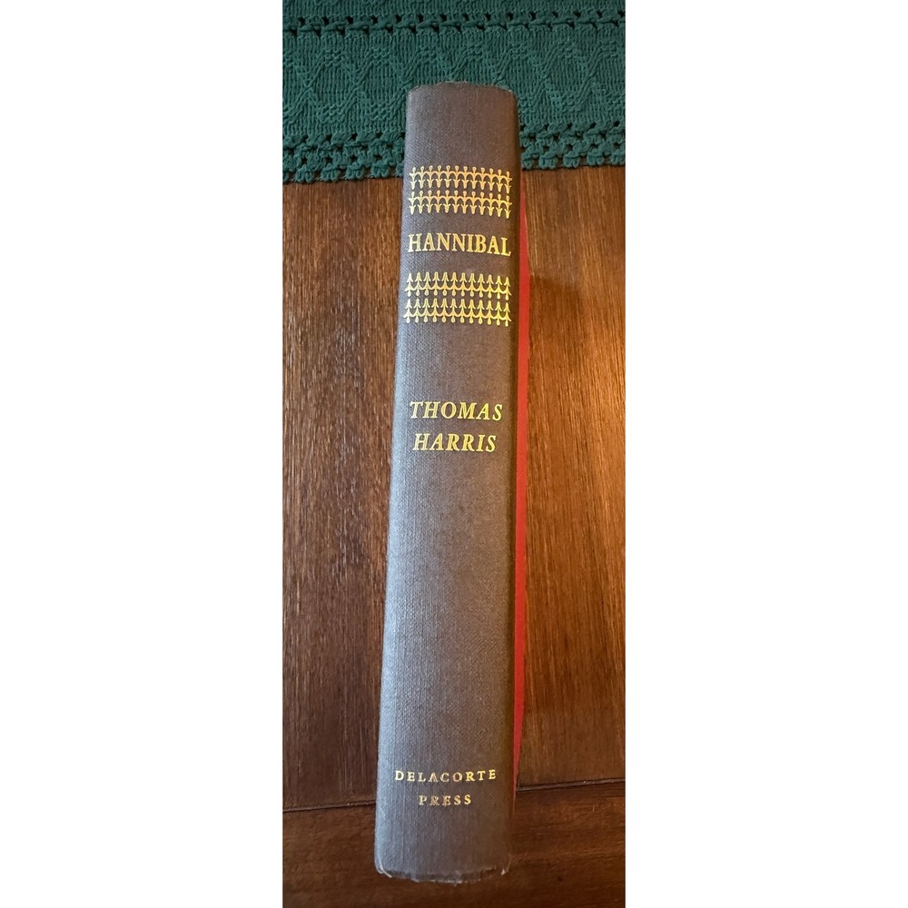 Hannibal by Thomas Harris Hardcover Delacorte Press Fiction Horror Thriller